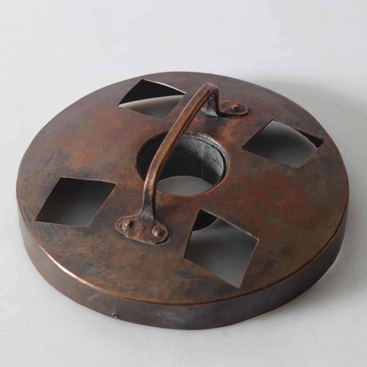 BRÖDFORM, allmoge, koppar, 1800-tal.