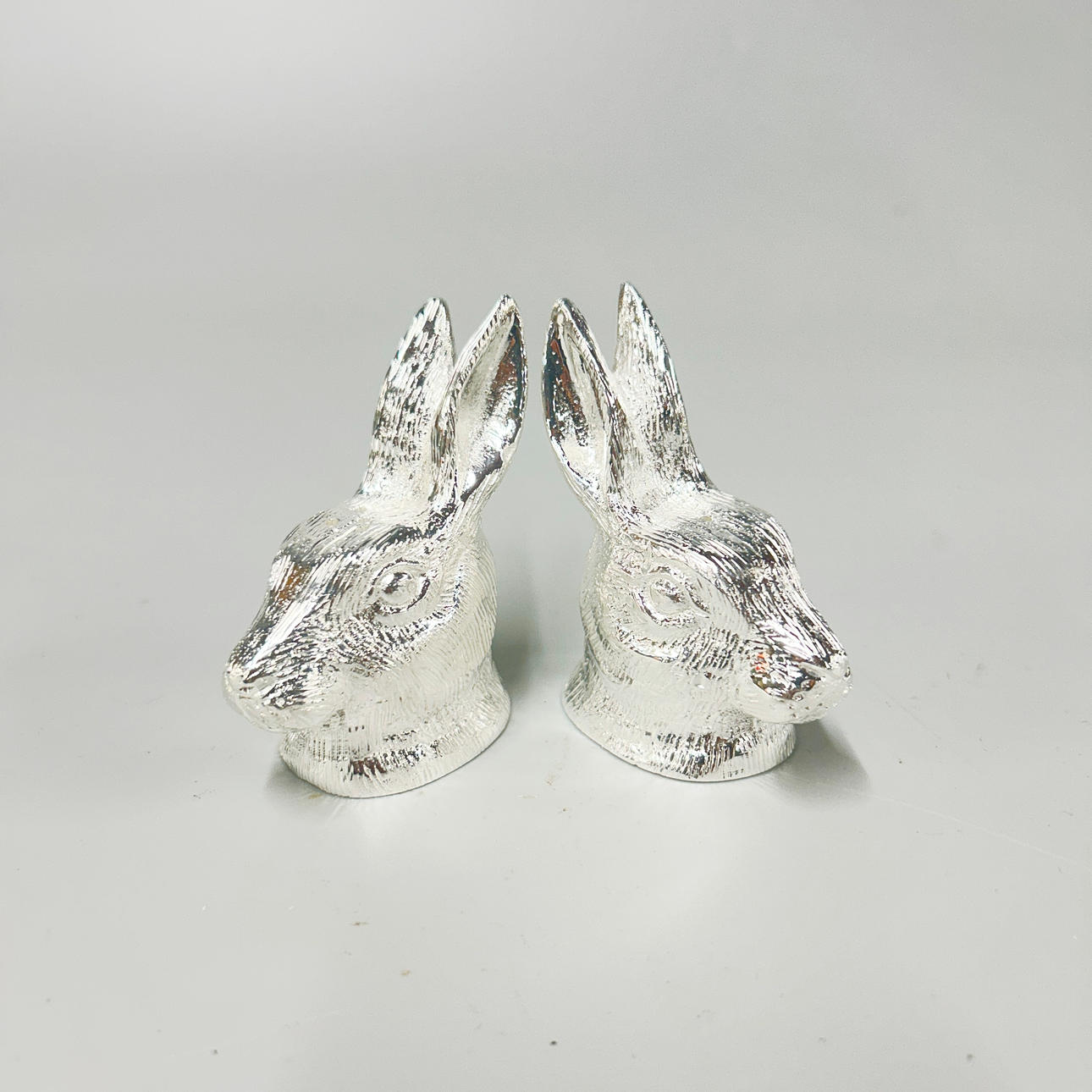 HARE SALT & PEPPER SHAKERS.