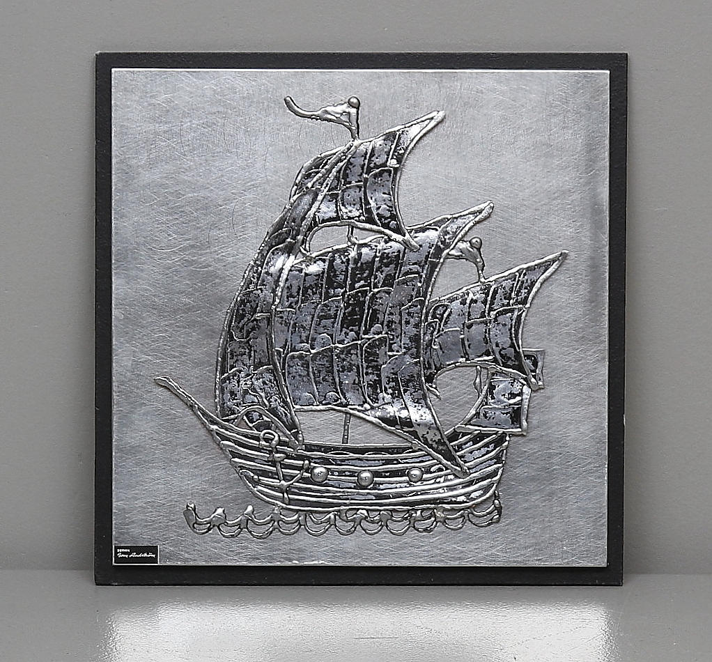 SVEN LINDSTRÖM. tenn, vikingaskepp, 1900-tal.