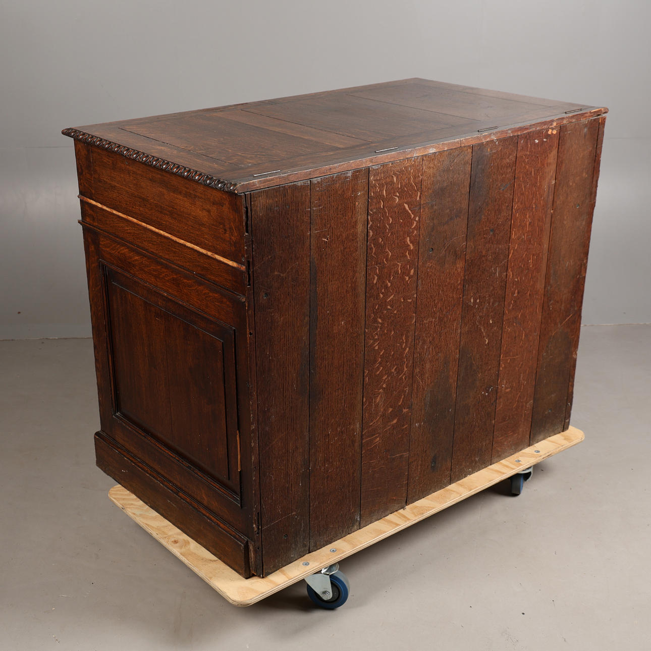 A 19TH CENTURY OAK CARVED CUPBOARD. Furniture - Cupboards, Cabinets ...