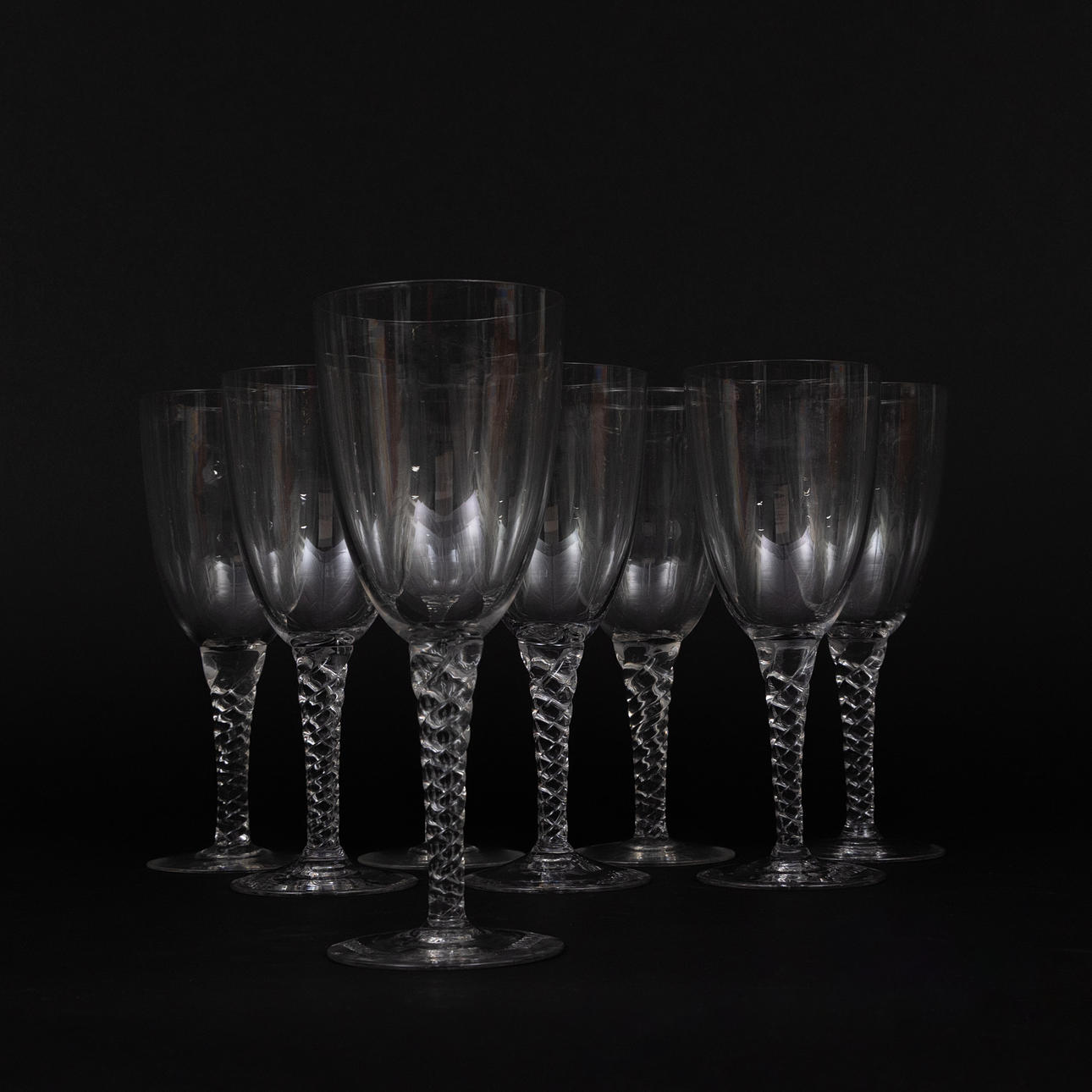 RÖDVISGLAS, 8 st, 1900-tal.