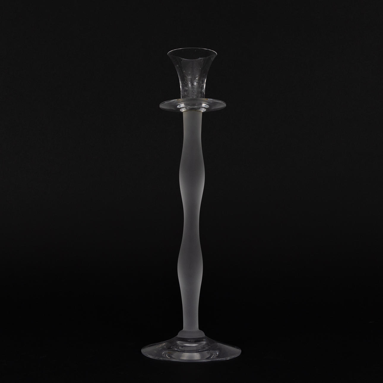 ANNE NILSON. Ljusstake, "Celeste", Orrefors.