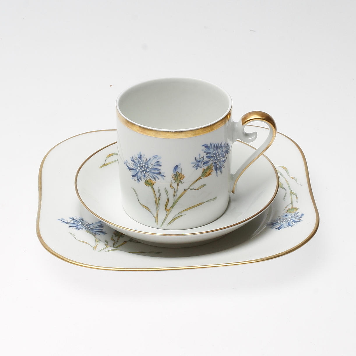 SERVISDELAR, 22 delar, Hackefors, Blå Klint.