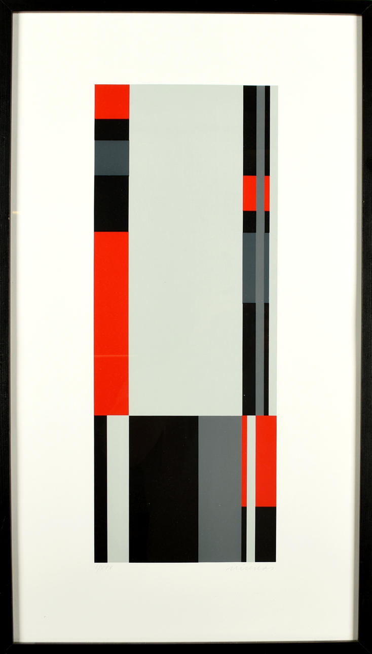 JO NIEMEYER. Colour lithograph, signed.