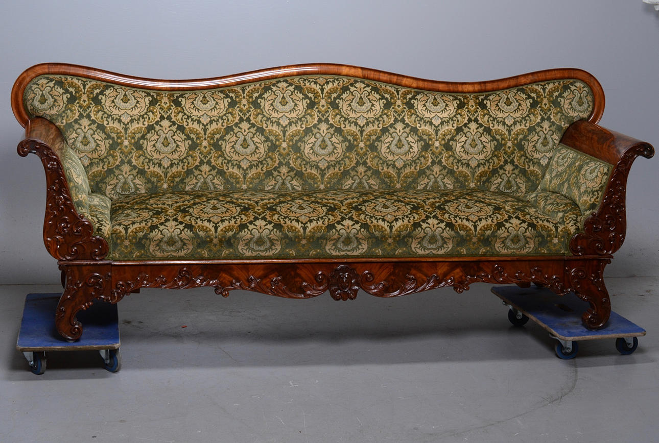 SOFFA BIEDERMEIER, mahogny.