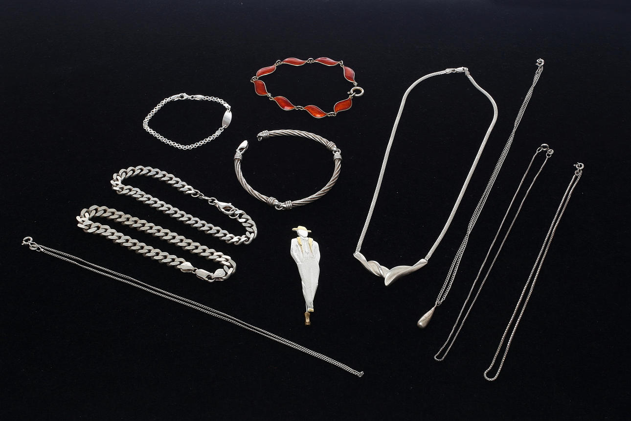 SMYCKEN, 11 delar, silver, 1900/2000-tal.