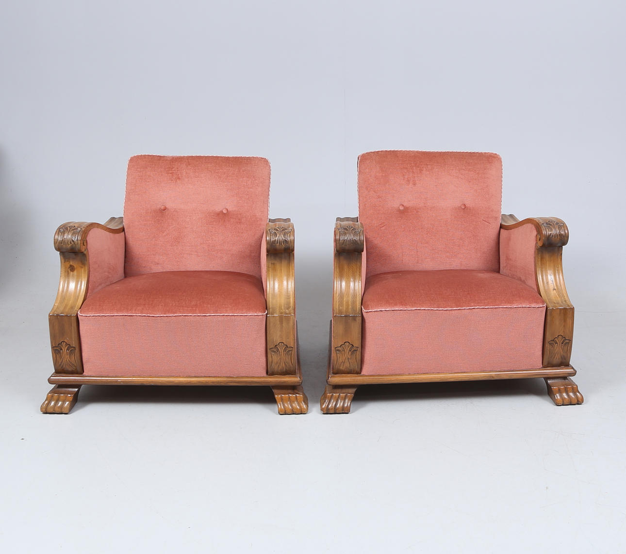 ARMCHAIRS a pair, Art Deco, 1930s/40s.