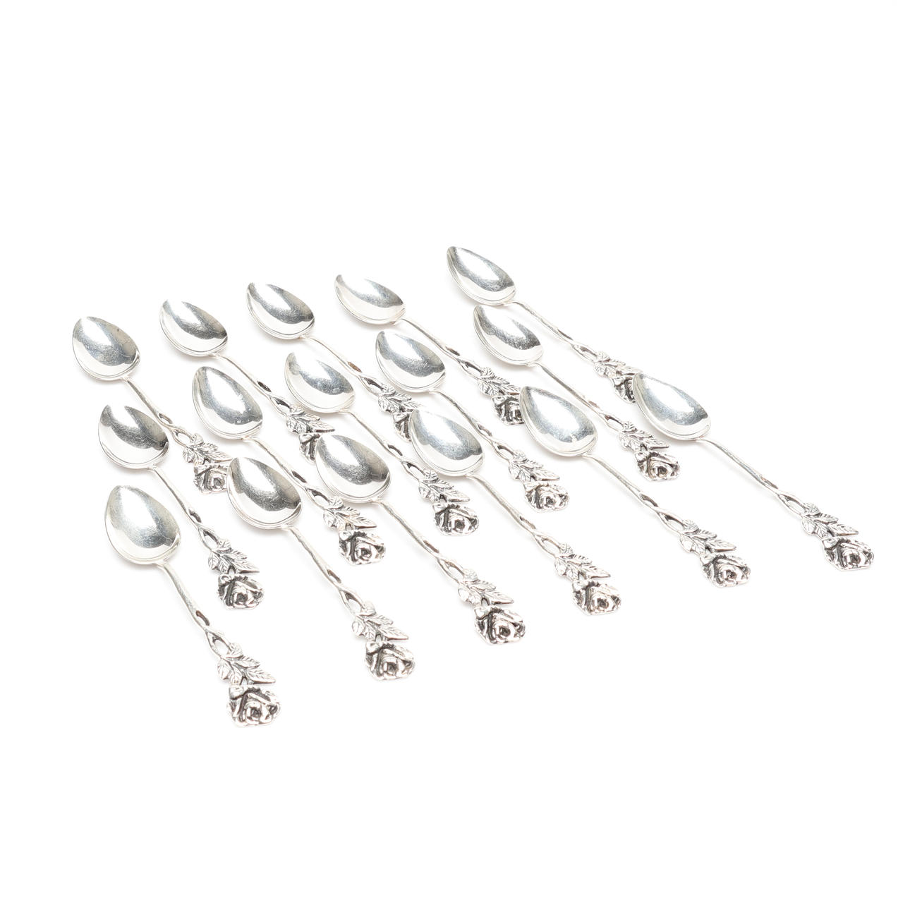 SKEDAR, 16 st, silver, vikt ca 188 gram.