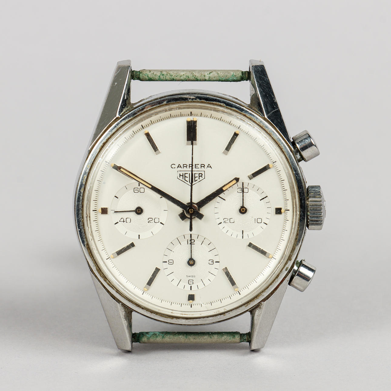 HEUER Carrera, "First Execution", stål, manuell, 1960-tal.