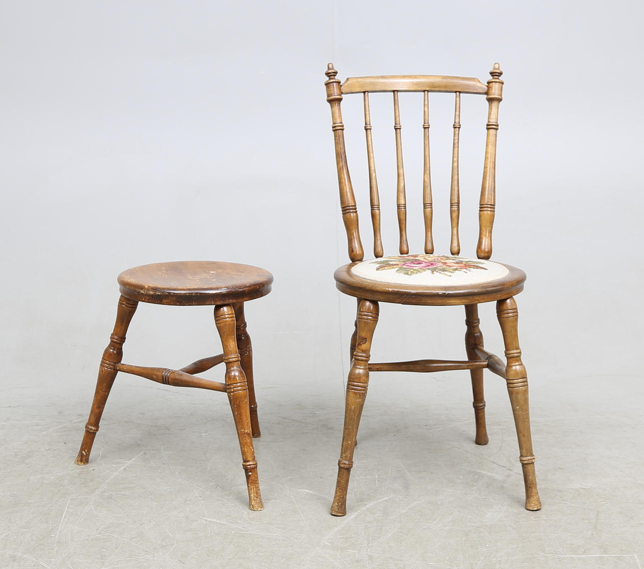 PINNSTOL OCH PALL, sekelskifte 1900.