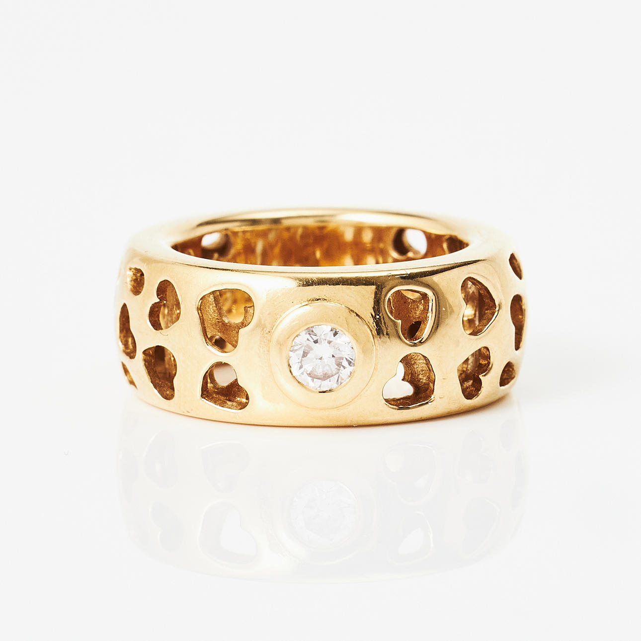 ENGELBERT, ring, 18 k guld, med briljant ca 0,25 ct, ca W(H)/VS ...