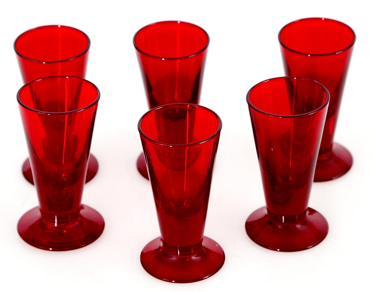 SNAPSGLAS, 6 st, Monica Bratt, Reijmyre, 1900-talets mitt.