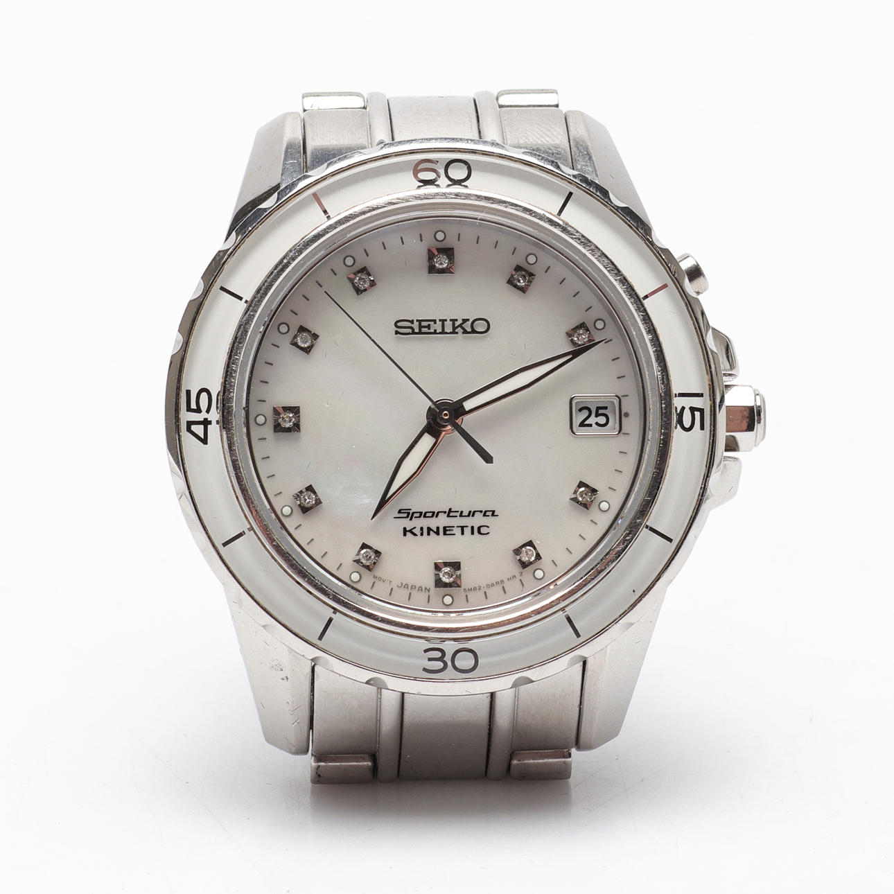 WRISTWATCH, steel, automatic, approx. 37mm, Seiko.
