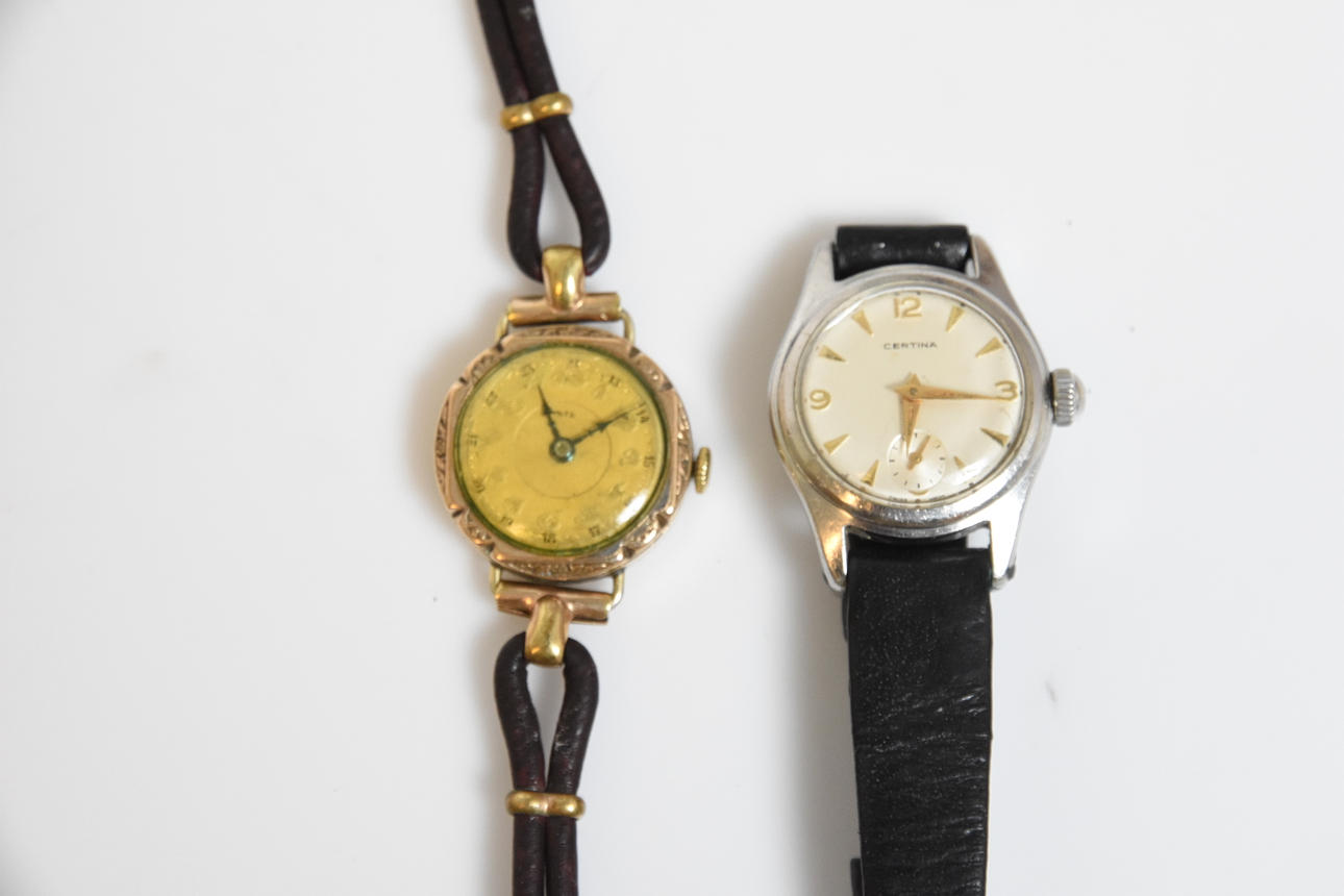 DAMARMBANDSUR, 2 st Certina, Mita.