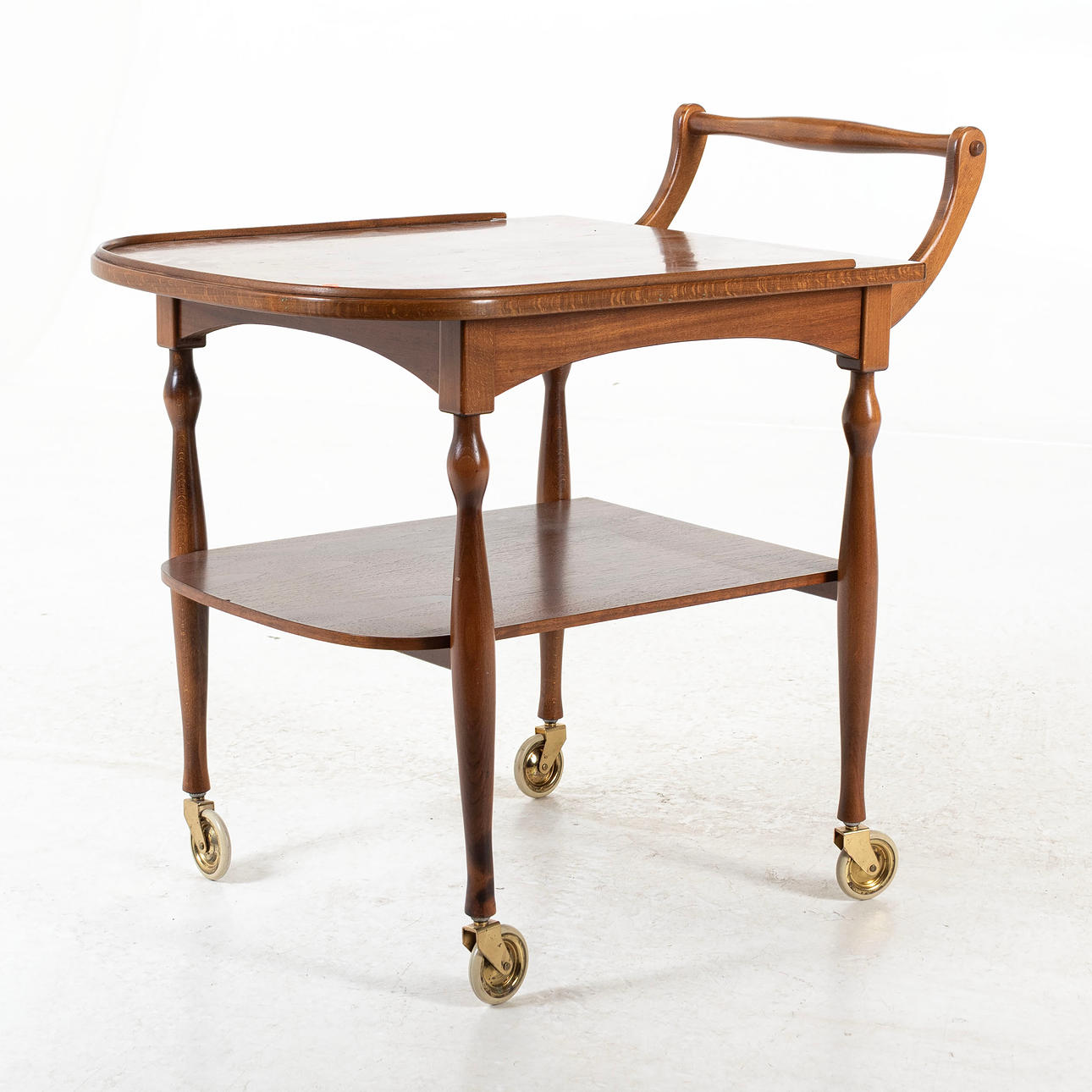 SERVERINGSVAGN, teak, 1950/60-tal.