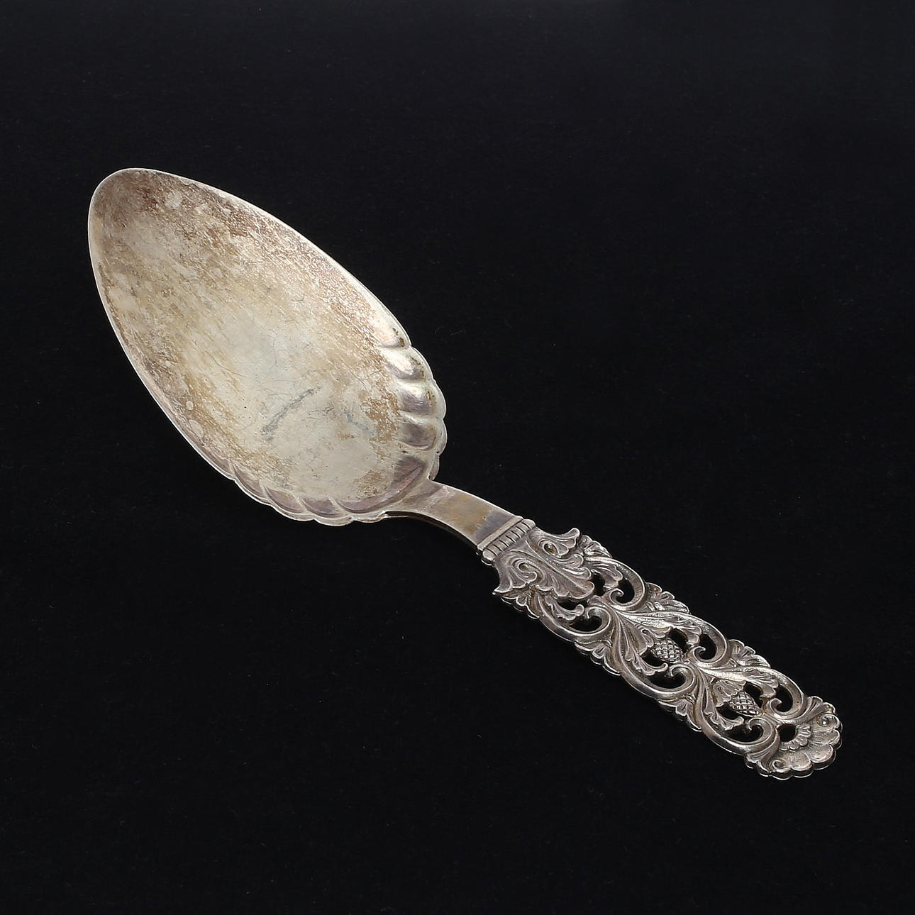 TÅRTSPADE, silver, Bröderna Lohne, Norge.