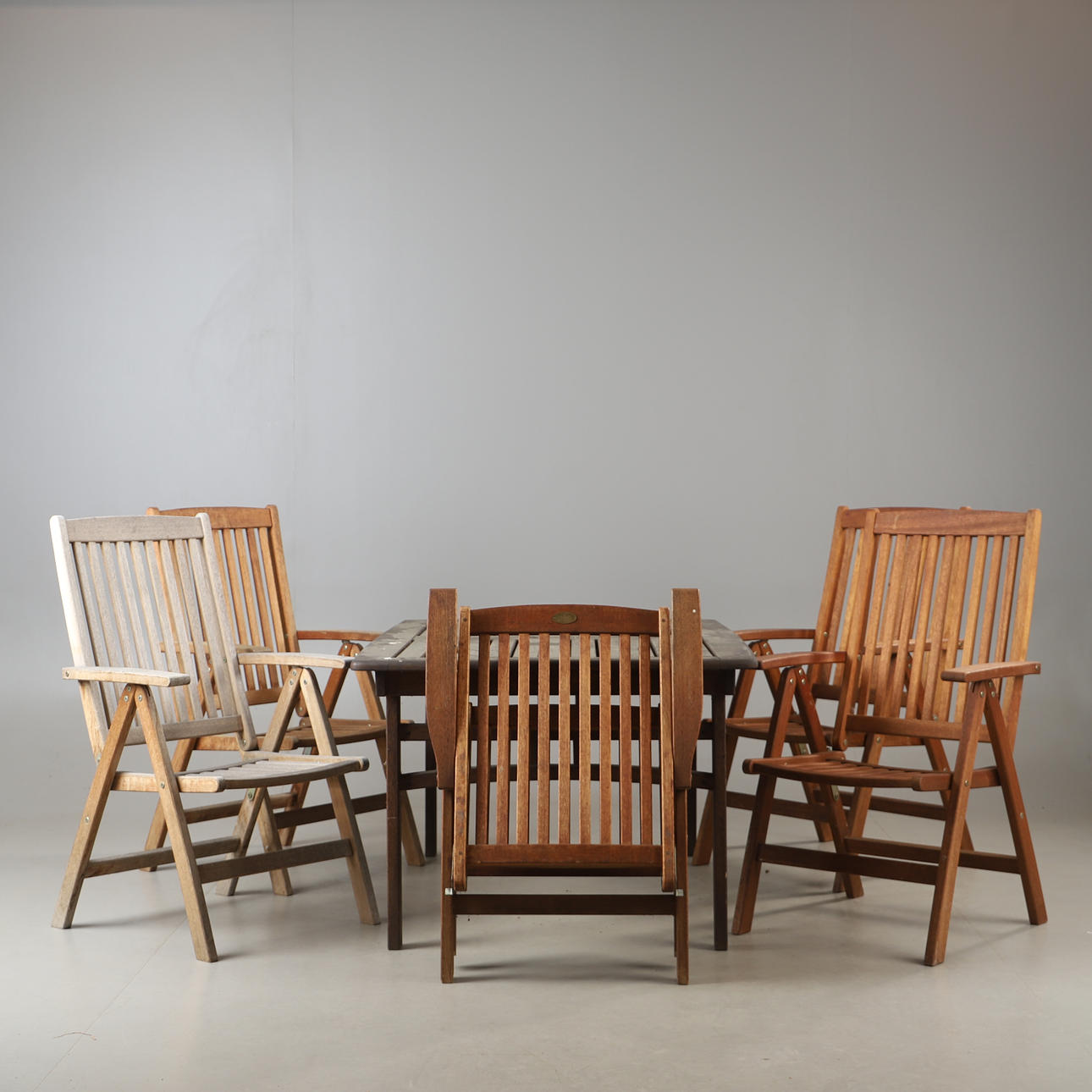 TRÄDGÅRDSMÖBLER, 6 delar, teak, Da'core.