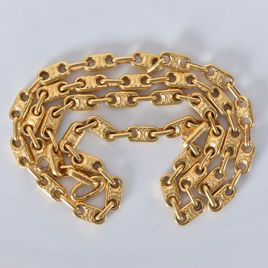 COLLIER, guldpläterad, Celine.