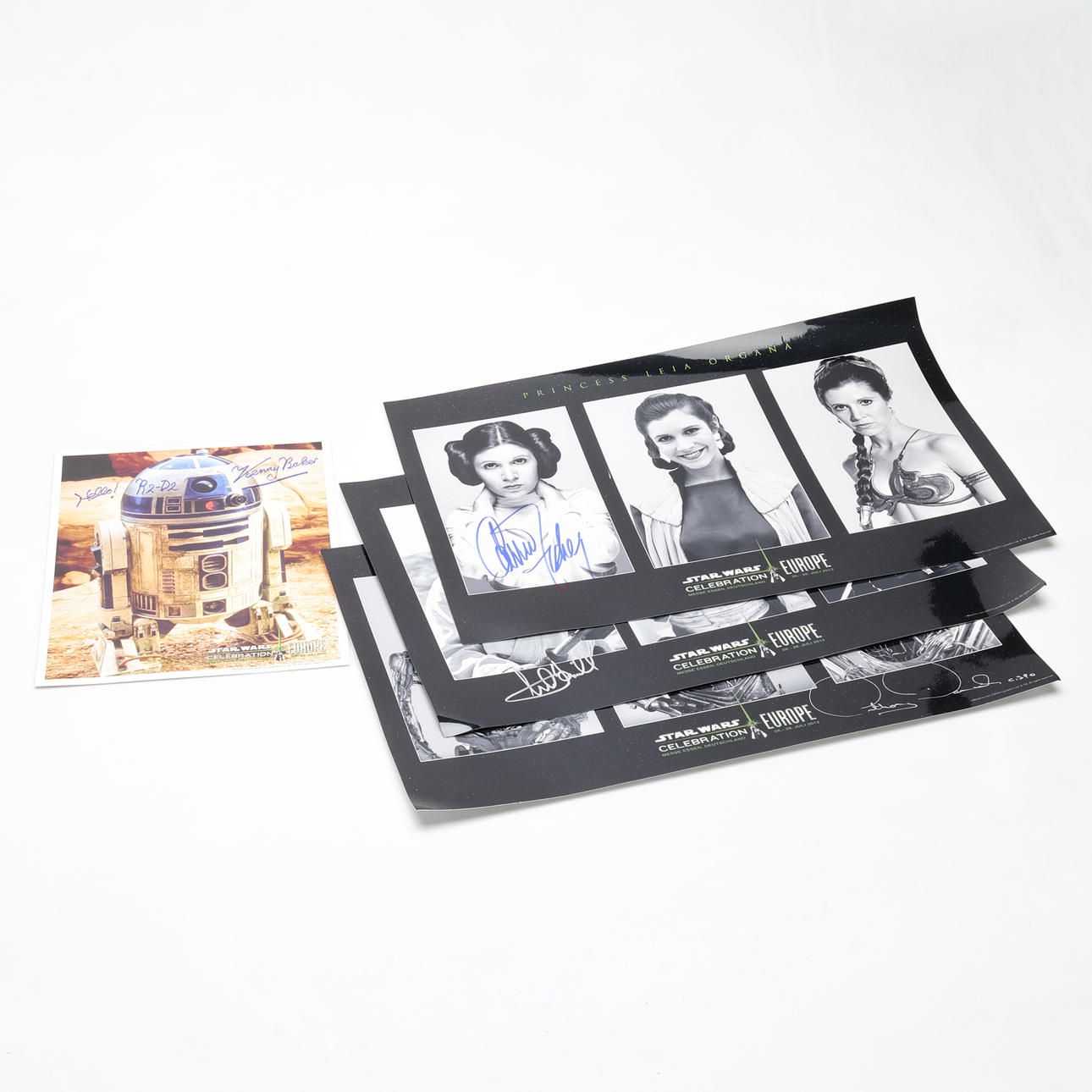 AUTOGRAFER, 4 st, Star Wars.