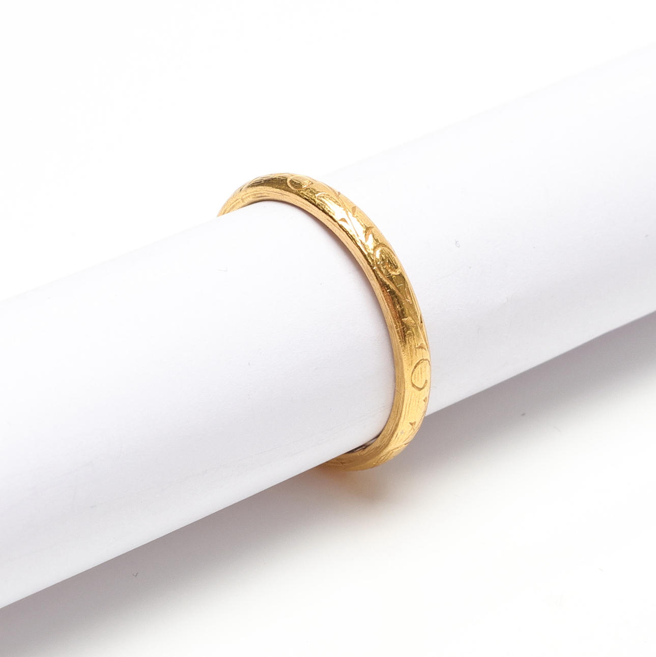 RING, guld, 23k, ca 3,2 gram.