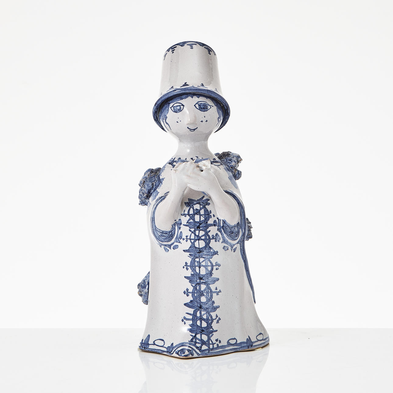 BJÖRN WIINBLAD. Figurine, model M13, glazed earthenware. Nymölle