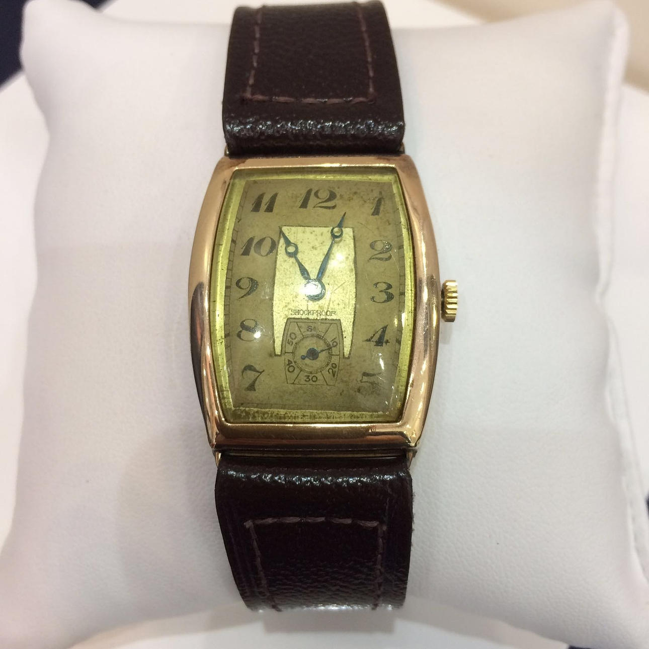 1930-TALET STIL GULD KLOCKA.