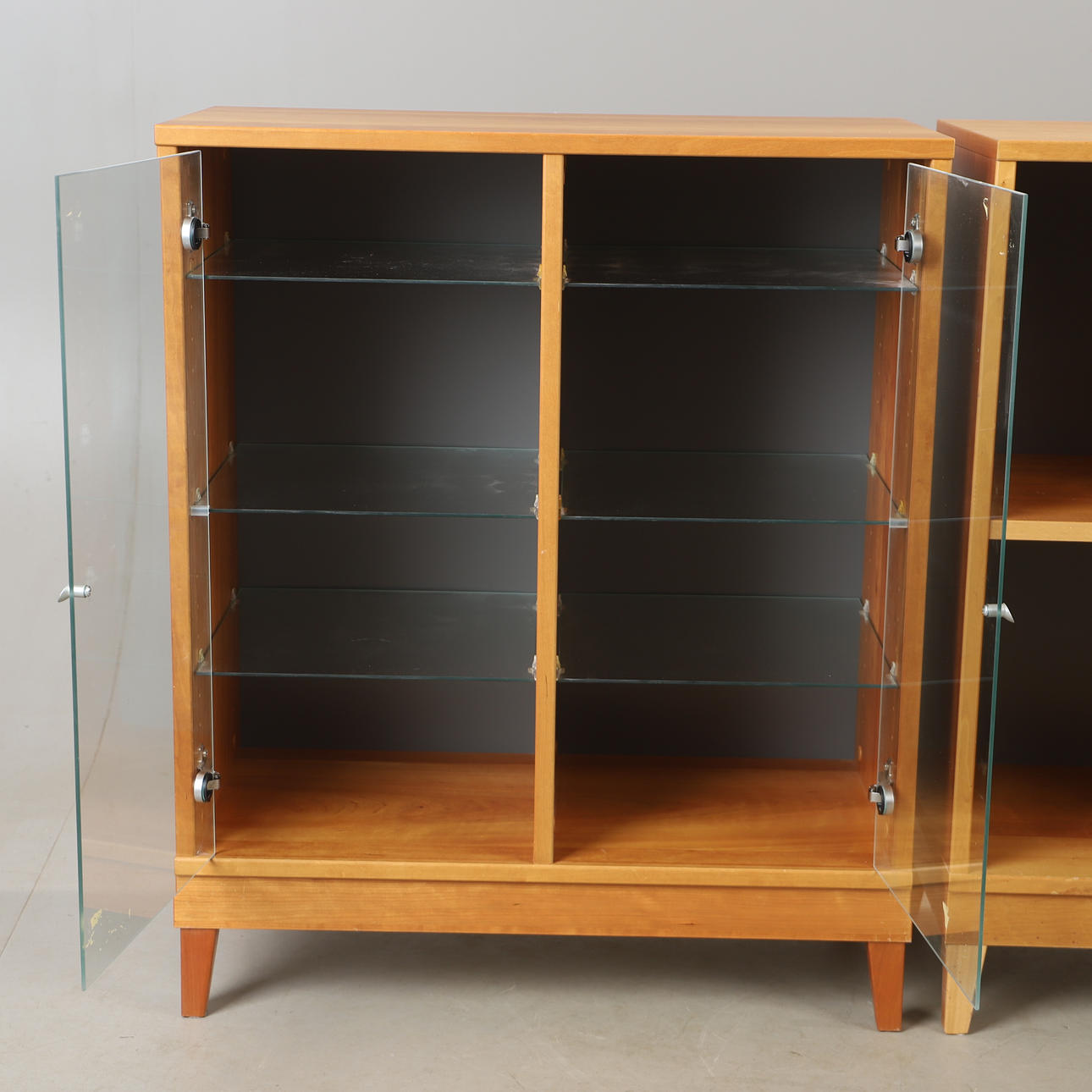 DISPLAY CABINET AND BOOKSHELF, cherry, Bolia. Furniture - Cupboards ...