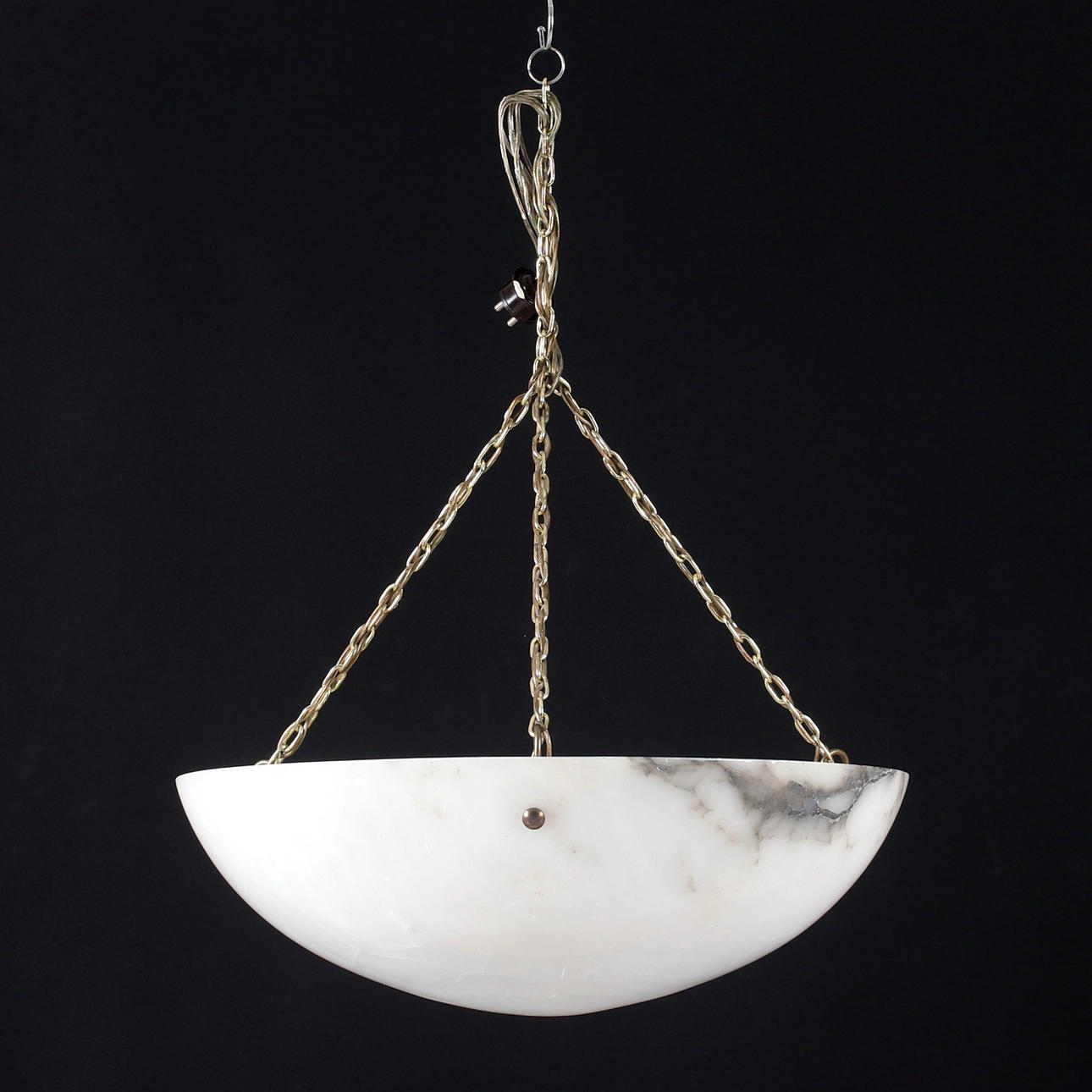 TAKPLAFOND, alabaster, 1900-tal.