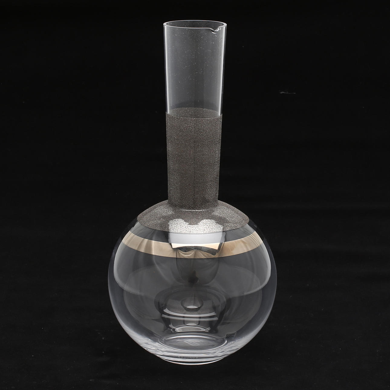 KARAFF, glas, Anne Nilsson, Kosta Boda, signerad.