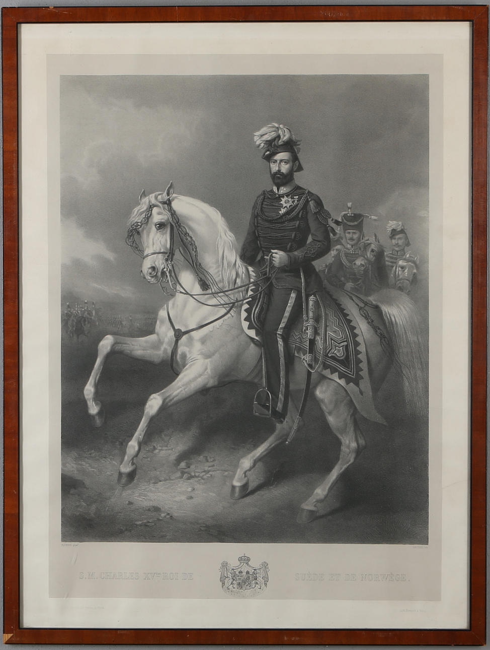 GRAFISKT BLAD, Charles XV, 1800-talets andra hälft.