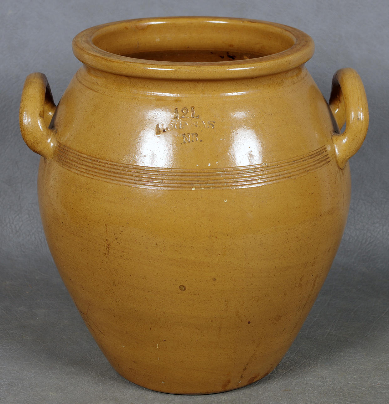 KRUS, gul keramik, Höganäs.