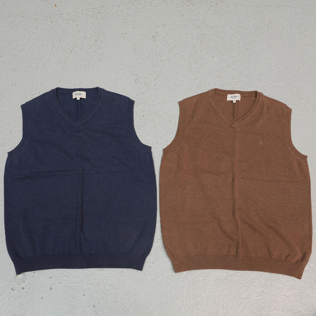 VÄSTAR, 2 st, pullovers, bomull, Murrey, strl L.