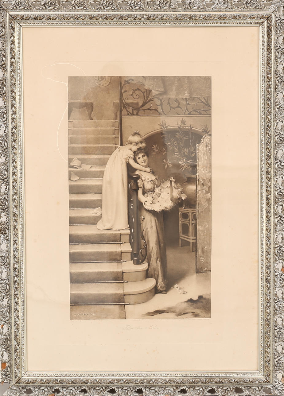 TAVLA, tryck, tidigt 1900-tal.