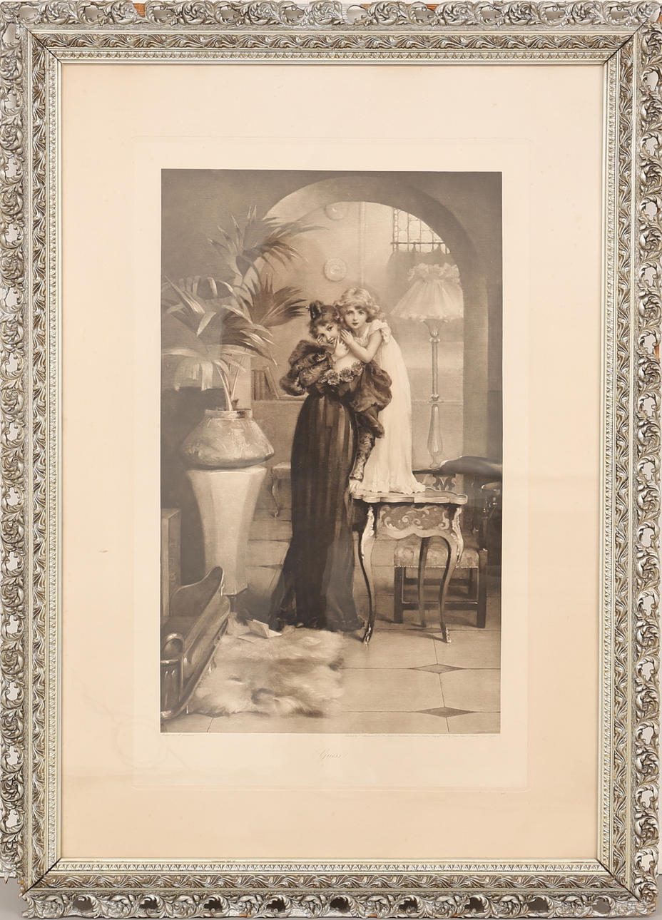 TAVLA, tryck, tidigt 1900-tal.