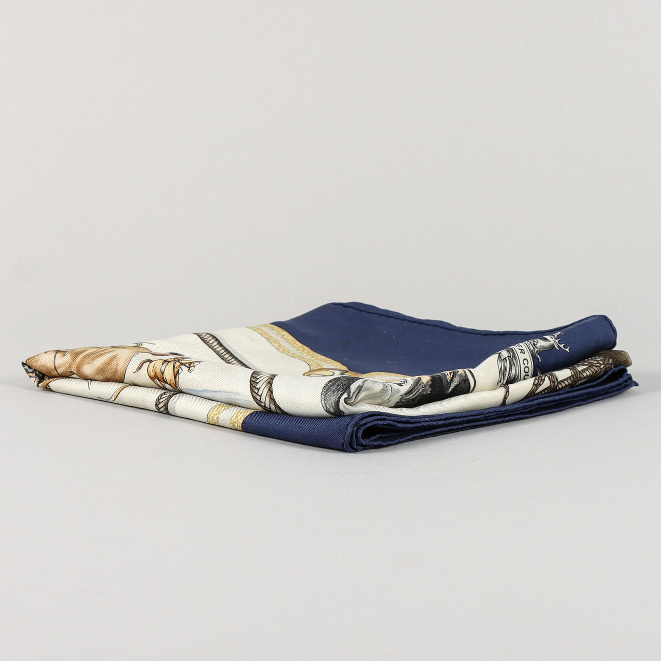 HERMÈS, "Le Laisser Courre", scarf.