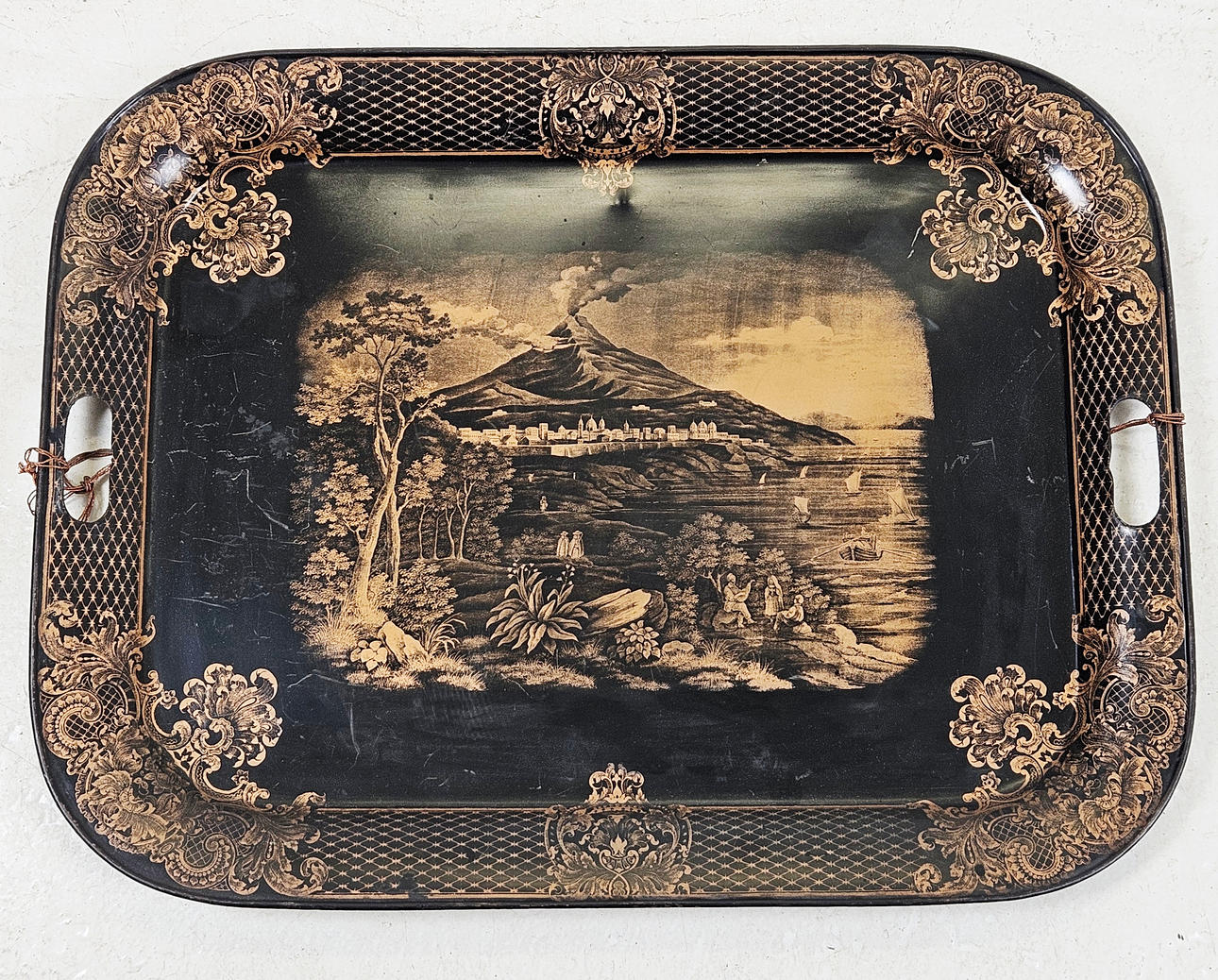 BRICKA, plåt, 1800-tal.
