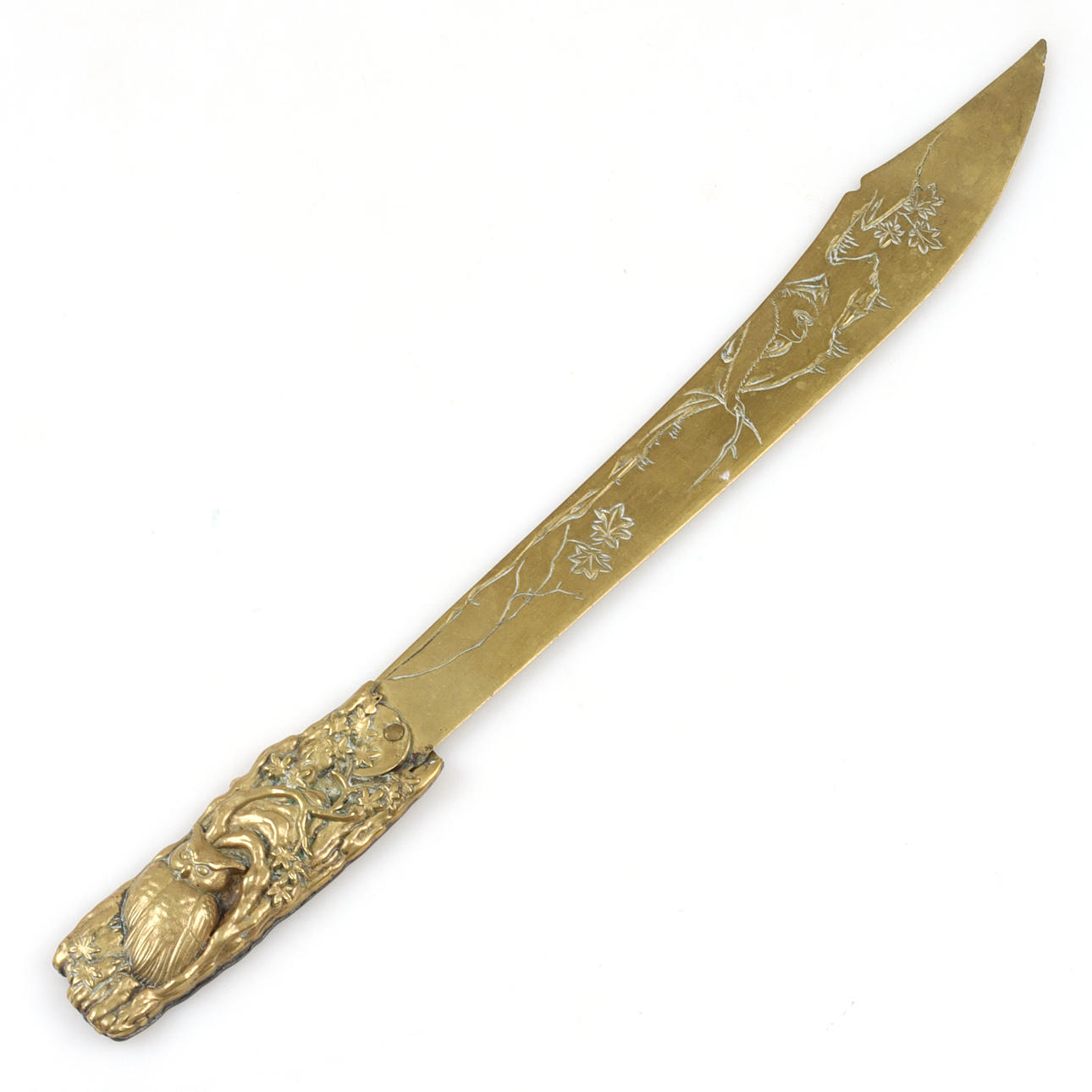 BREVKNIV, mässing, jugend 1900-talets början.