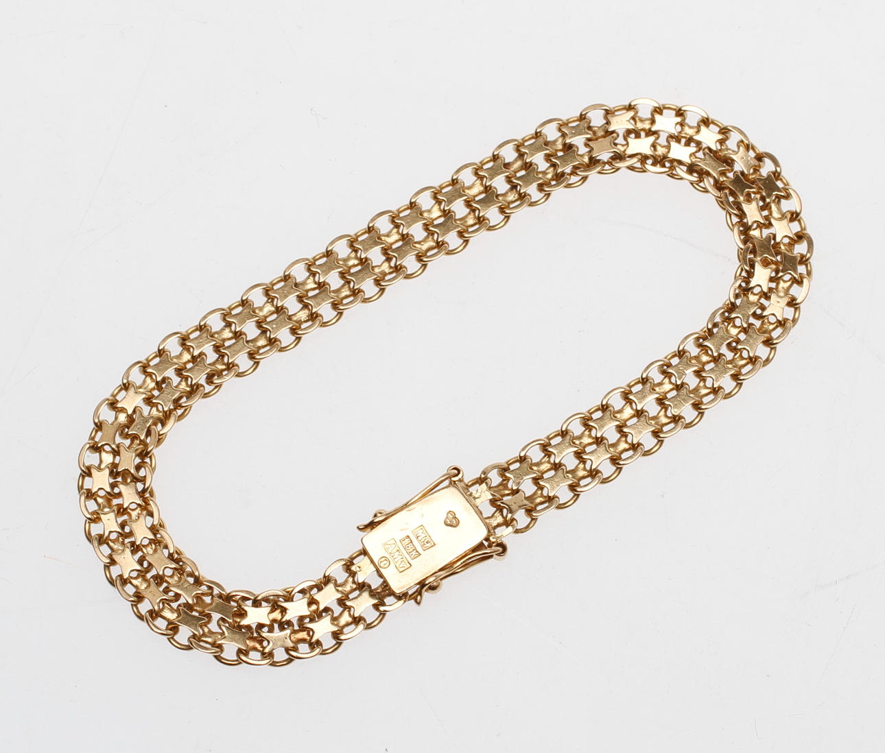 ARMBAND, 18k guld, vikt ca 12,2 gr.