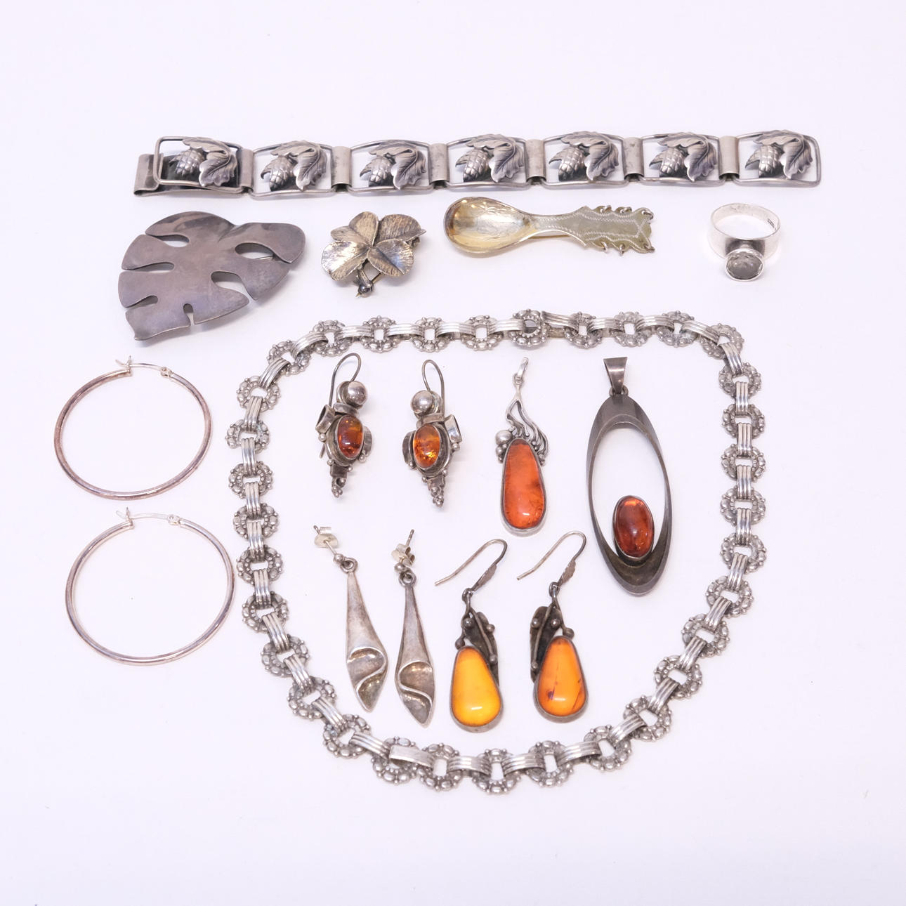 SMYCKEN, SILVER, 12 DELAR.