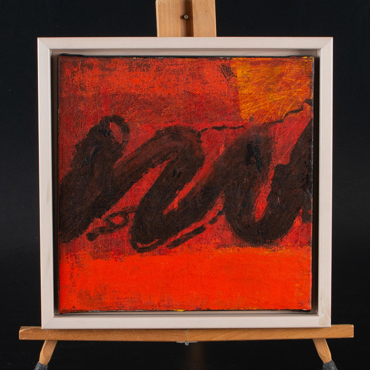 TORBEN DYRVED. "Drømmebillede", oil on canvas, signed, dated 2002.