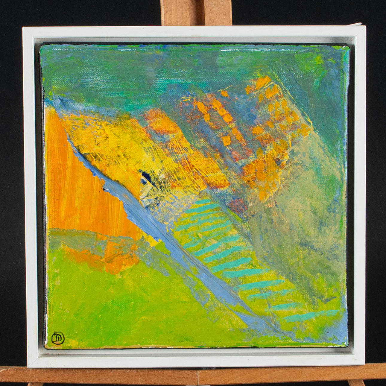 TORBEN DYRVED. "Drømmebillede", oil on canvas, signed, dated 1999.