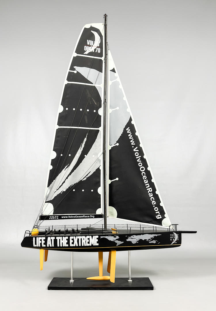 BÅTMODELL, Volvo ocean race, 2008-2009, Trä.