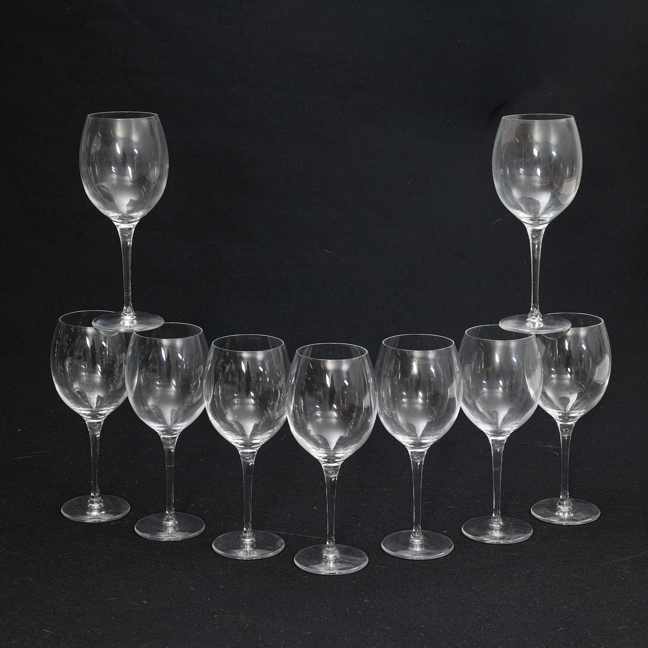 VINGLAS, 9 stycken, Alessi.