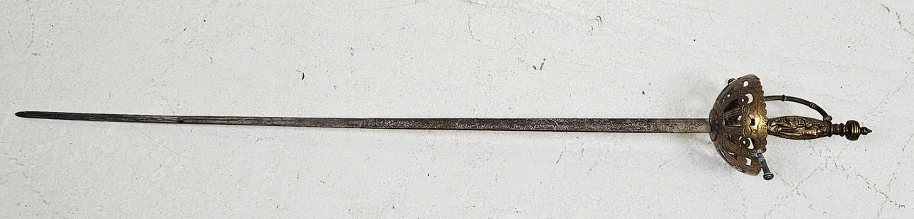SMALL SWORD, replica, 20th century.