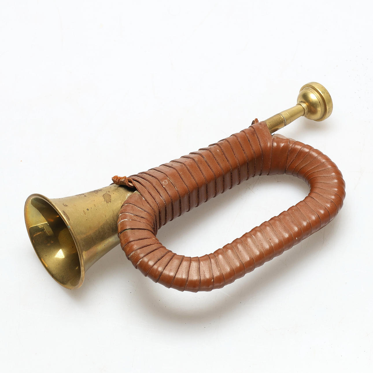 JAKTHORN, mässing, läder.