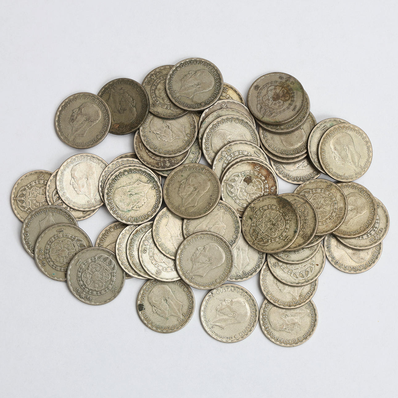 SILVERMYNT, Sverige 1kr 382 gram.
