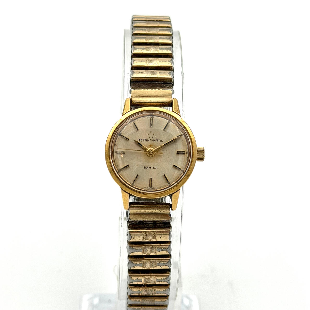 ETERNA-MATIC SAHIDA, armbandsur, 1960-tal, automatic, gulddouble´.