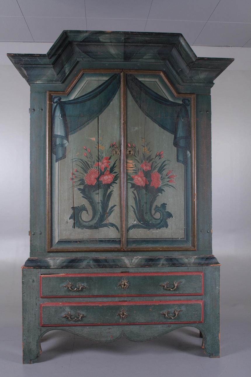 JÄMTLANDSSKÅP, originalmålat.