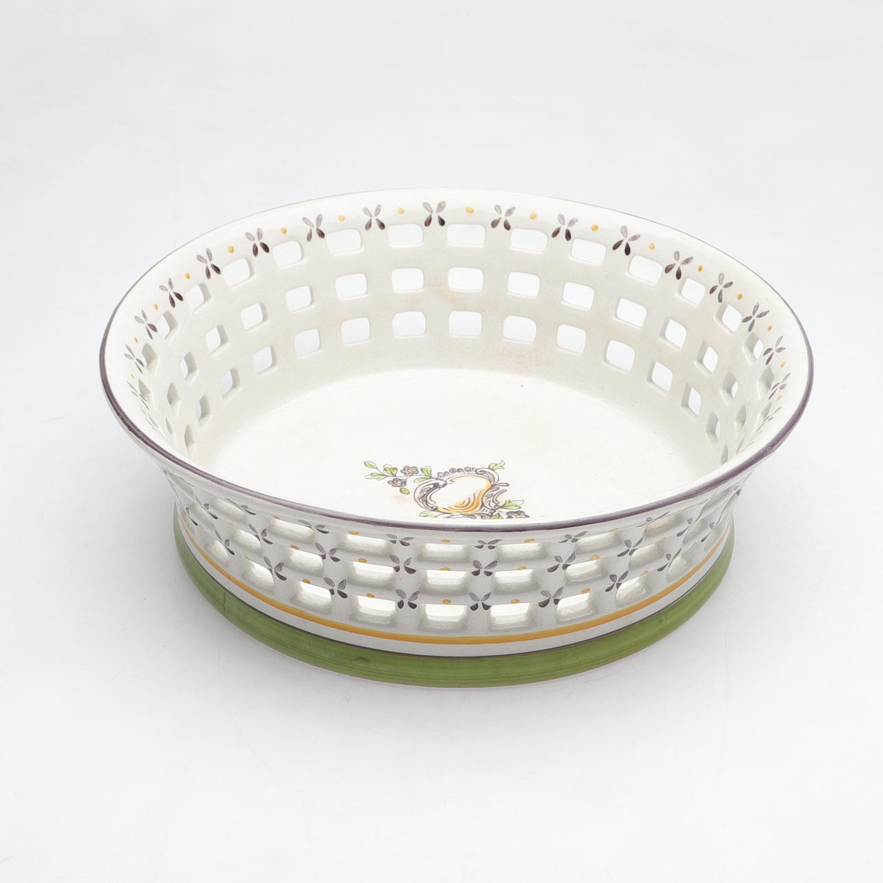 PIERCED BOWL, earthenware, Rörstrand, early 20th century.