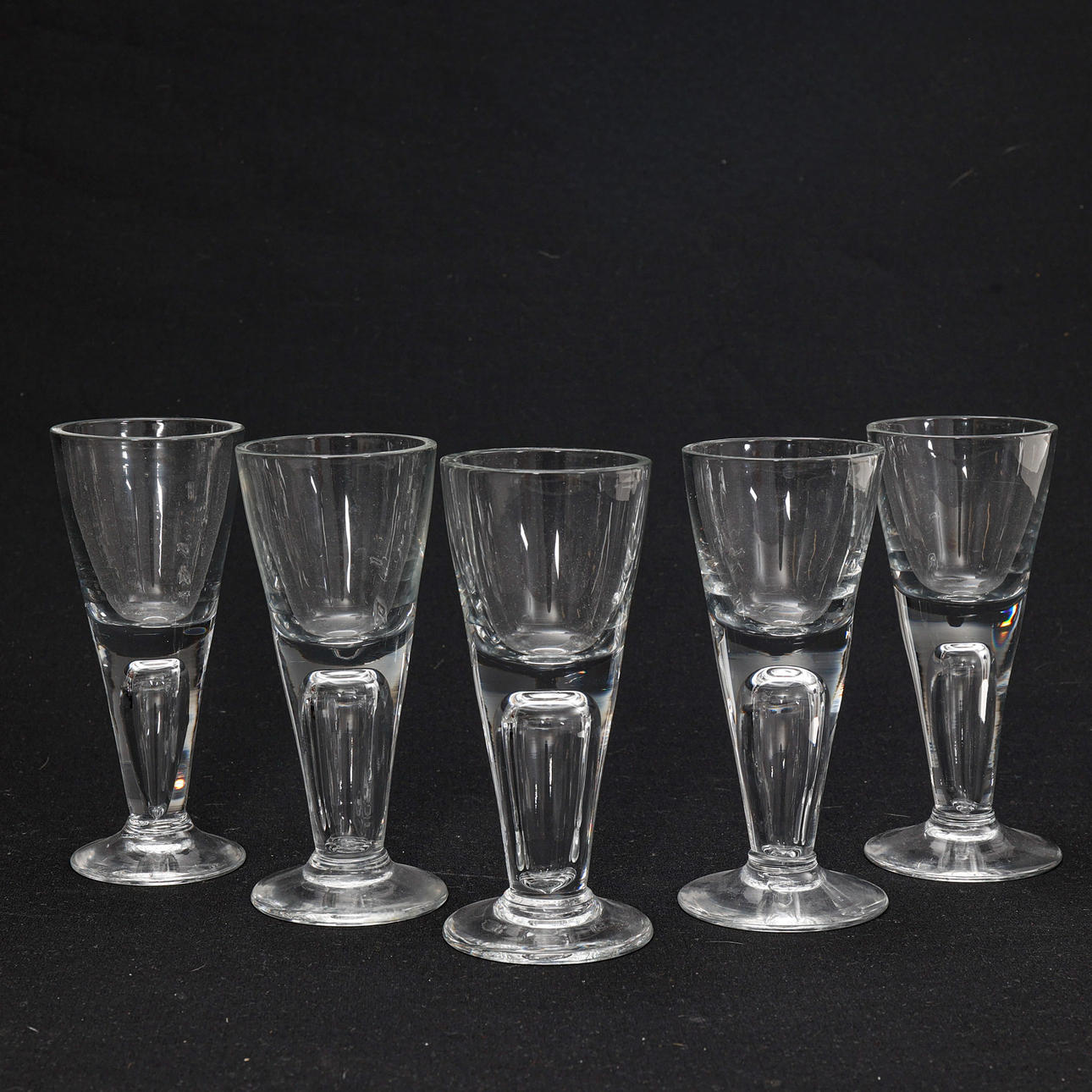 glas, 5 stycken, Rejmyre.